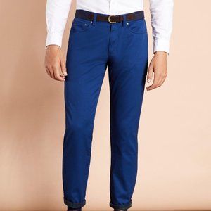 Brooks Brothers Red Fleece Flannel-Lined Chinos Navy 32x30